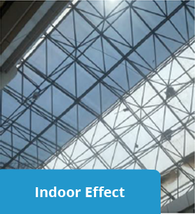 Heat insulation, sun protection, high-definition perspective, non-destructive vision