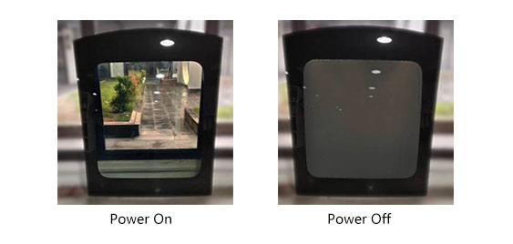 Dual Function: Sun Shading and Privacy Protection
