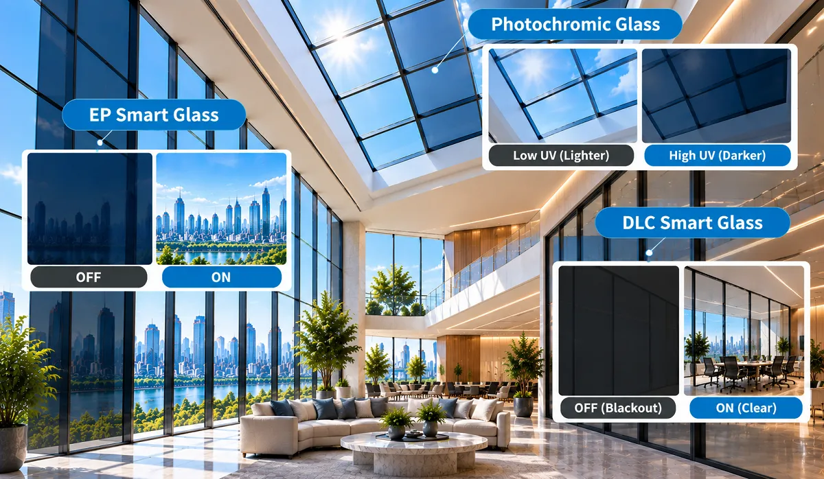 Curtain Wall & Skylight Smart Glass & Film Solutions