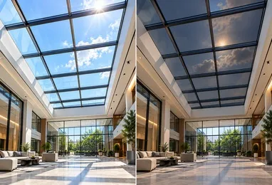 Photochromic Glass for Automatic Skylight Solar Control