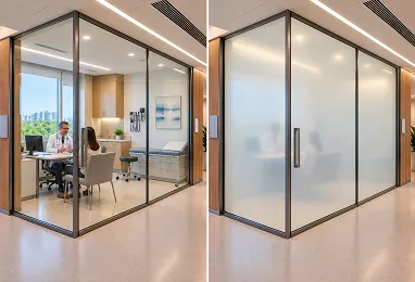 PNLC Smart Glass for Doctor’s Consultation Room