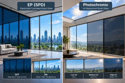 EP (SPD) vs. Photochromic Smart Glass: What Is the Difference?